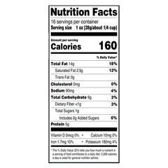 ( 2 PACK ) Great Value Deluxe Whole Cashews, Salted, 16 oz NEW