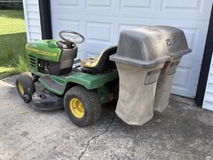 John Deere STX-38 Gas Riding Lawn Mower w/ Grass Catcher, Green/Yellow/Black