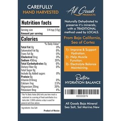 Baja Gold Mineral Sea Salt Natural Grain Crystals 8 oz. Bag