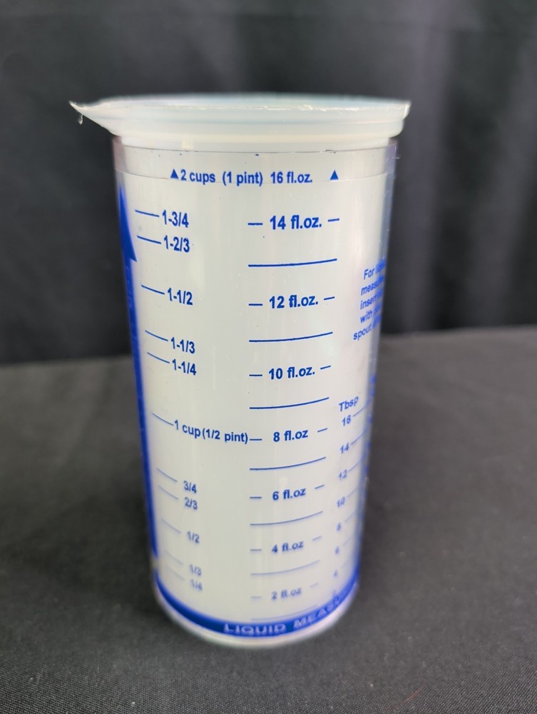Pampered Chef Measure All Cup Measures 2 Cups both Liquid/Dry Ingredients 1997
