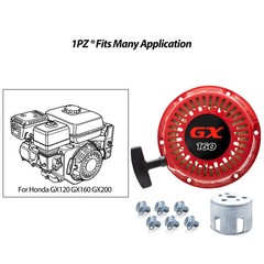 Pull Start Starter Recoil W/ Cup 4HP 5.5HP 6.5HP Honda GX120 GX160 GX168 GX200