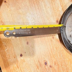 De Buyer Made In France 12.5 × 2.5 Inch Heavy Dudy Carbon Steel Cooking Pan
