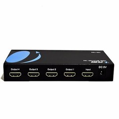 OREI 1×4 4 Port HDMI Audio Video v1.3b 1080p Splitter Adapter for HD TV PS3 3D