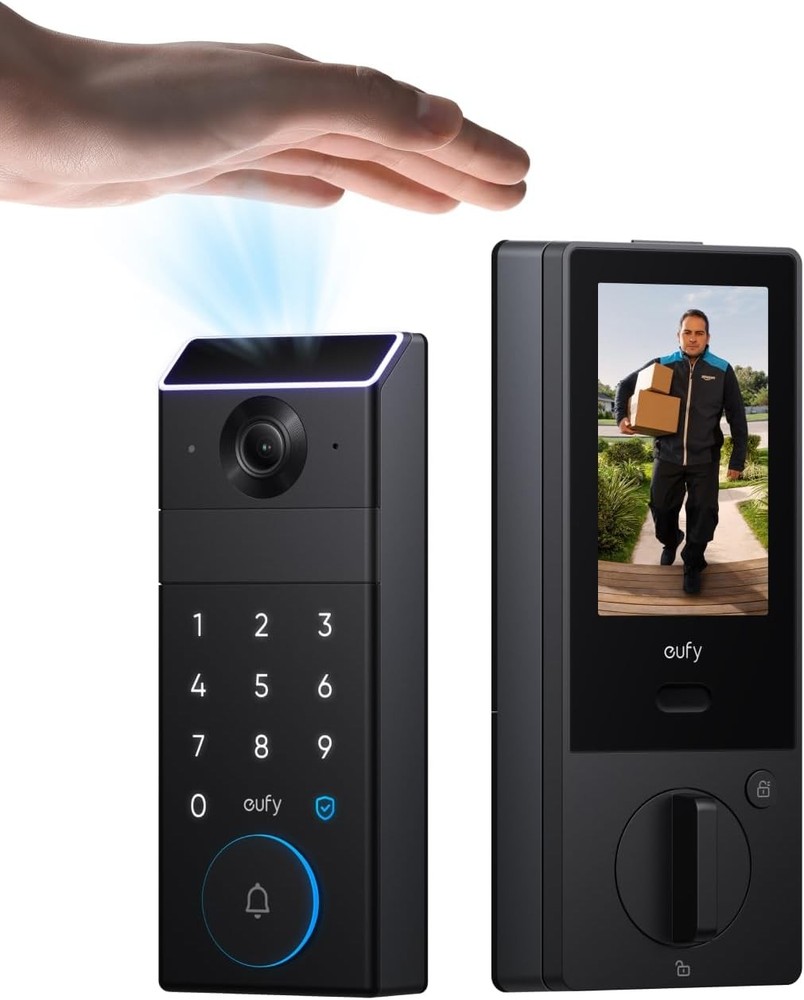 eufy FamiLock S3 Max Smart Lock Keyless Entry Door Lock Palm Vein Recognition