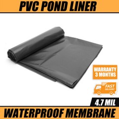 PVC POND LINER MEMBRANE – VARIOUS SIZE 10FT – 33FT FOR GARDEN FISH POND POOL