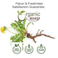 Organic Way Dandelion Root Whole – Herbal Tea | Organic, Kosher & USDA Certified
