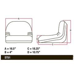 Tractor seat Fits John Deere 100 series mower L100 L105 L110 L111 X110 L107 L108