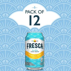 Fresca grapefruit citrus Soda Pop, 12 fl oz, 12 Pack Cans…..