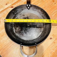 De Buyer Made In France 12.5 × 2.5 Inch Heavy Dudy Carbon Steel Cooking Pan