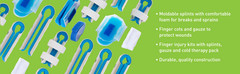 First Aid Finger Cots, Protect Finger During Healing, Cover Cuts & Injuries,
