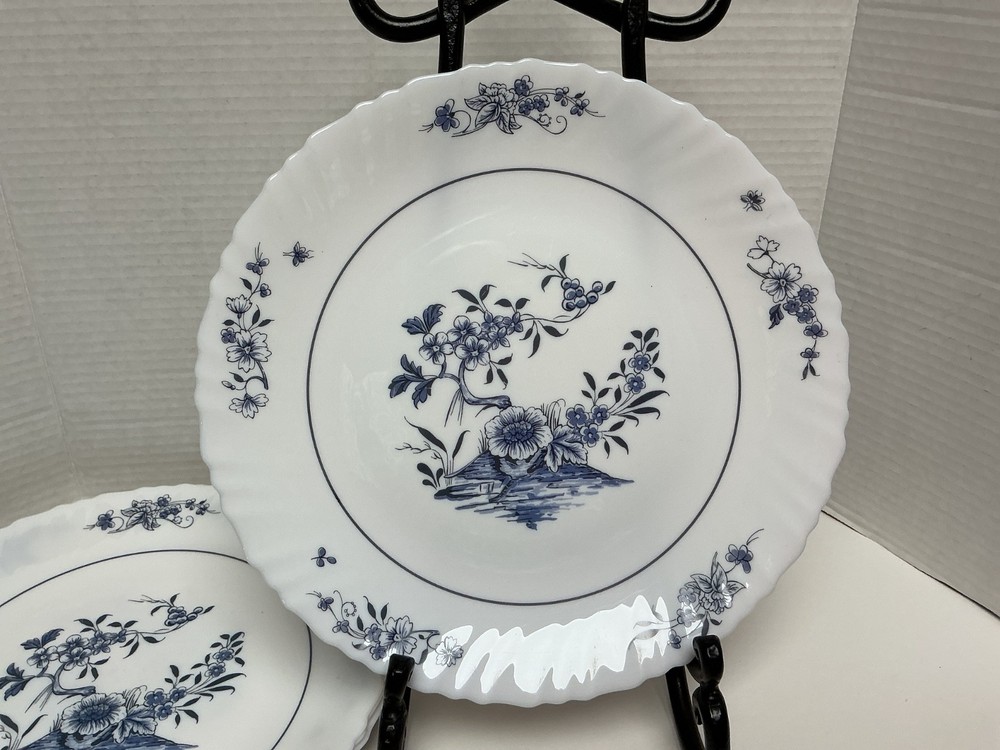 Arcopal France Blue & White “Rhapsody” Service for 4