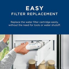 Genuine GE XWFE Refrigerator Water Filter – White OEM Original With RFID Chip