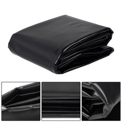 20 Mil HDPE Fish Pond Liner Pond Liners Waterproof Fish Liner Black Easy Cutting