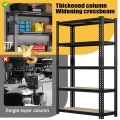 Heavy Duty Metal Shelving Unit Garage Storage Shelves Adjustable Utility Rack