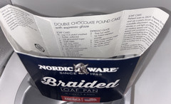 Nordic Ware 75th Anniversary Braided Loaf Pan, 6 cups / 1 .4 liters Made in USA
