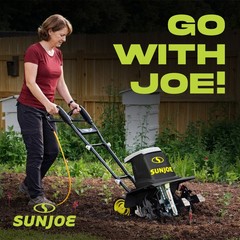 Sun Joe 12-Amp 6 Steel Tines Electric Corded Garden Cultivator (Open Box)