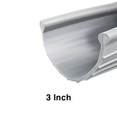Durable 3/16″ Bead Style Vinyl Garage Door Bottom Seal 3″ 4″ and 6″ Widths
