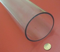 Kmac Polycarbonate Round Clear Tube/ Tubing 3.25″ OD x 3.0″ ID (3 1/4″ x 3.0″)