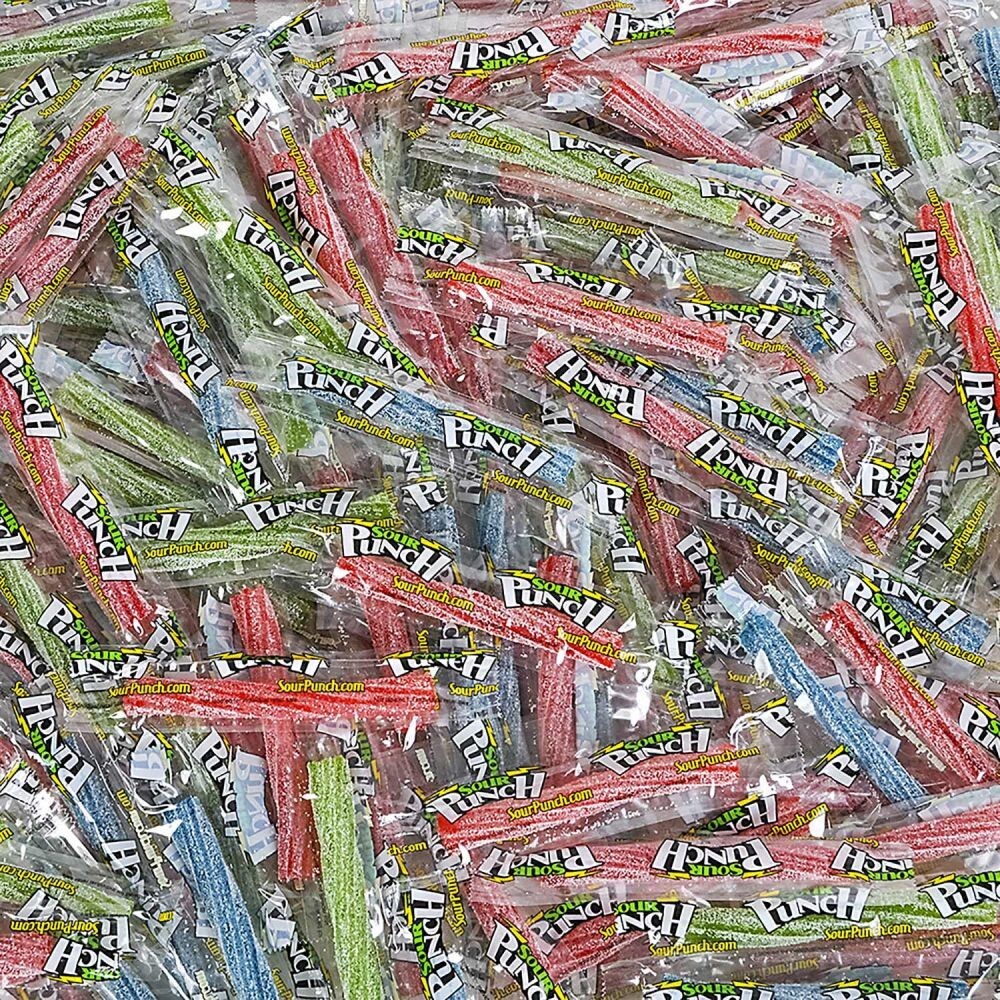 Sour Punch Twists – Individually Wrapped Sour Candy – Bulk – Choose Sizes