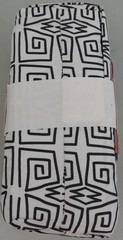 Opalhouse with Jungalow Twin/Twin XL Percale Fitted Sheet Ikat Black #8246