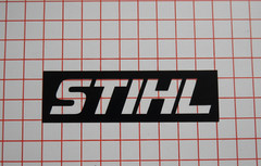 STIHL Full color bkgnd CUSTOM CHAINSAW LETTERING STICKER DECAL MULTIPLE SIZES!!@