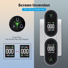 MOES Plug in Carbon Monoxide Detectors 3 in 1 CO/Temp/Humi Sensor Monitor Alarm