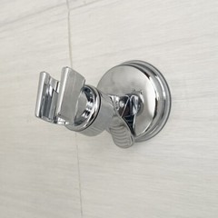 Shower Head Holder Punch-free Rack Bathroom Suction Cup Rotary Clip WALL-MOUNTED