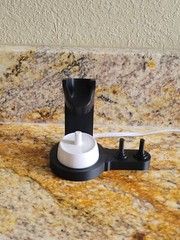 Oral B Braun Brush + Head Holder for oval base / countertop organizer Braun