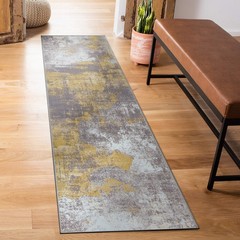 Rugshop Carpet Runners for Hallways Modern Distressed Abstract Non Slip Rugs 2×7