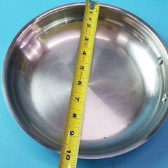 CUISINART Stainless Steel Skillet Sauté Fry Pan 10″ Model 722-24 No Lid