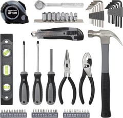 Ultimate 65-Piece DIY Tool Kit – Ergonomic Tools for Home Repair & Organization