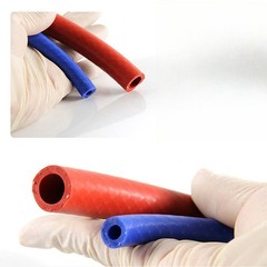 Red / Blue Silicone Braided Hose Tube Reinforced – Water Oil Fuel High Temp 300℃