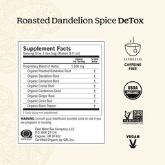 Yogi Tea – Roasted Dandelion Spice DeTox Tea (4 Pack) – 64 Organic Tea Bags