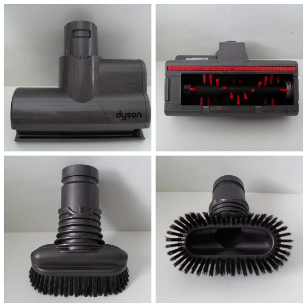 Dyson V6 Mini Turbine Head & Stubborn Dirt Brush Tool Brand New Genuine Dyson
