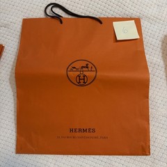 Authentic Large Hermes Shopping Bags (8 qty) 16.5” W x 18.5H ” x 6.75”D