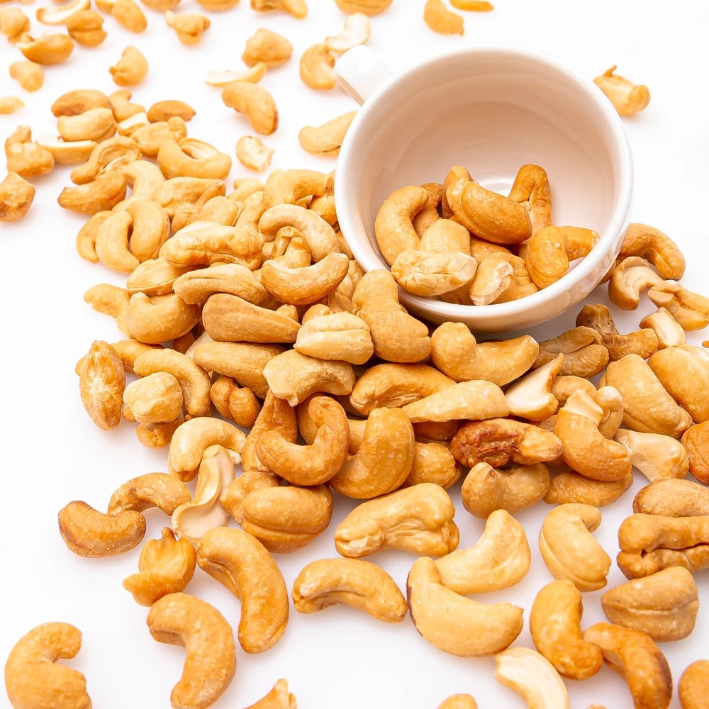 Roasted Salted Cashews 5 LB Bulk Whole Premium Crunchy Nuts Snack
