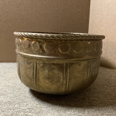 Vintage Brass Indoor Oval Planter 15” Long 6” Tall 10.25” Wide Big & Beautiful