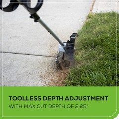 Greenworks 40V 8 Inch Cordless Edger (Brushless Motor) ED40L00–Tool Only