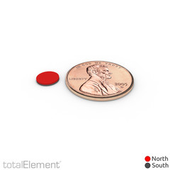 1/4 x 1/32 Inch Neodymium Rare Earth Thin Craft Magnets N48 (200 Pack)