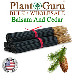 BALSAM AND CEDAR Incense Sticks 11″ Bulk Pack Wholesale Hand Dipped Lot