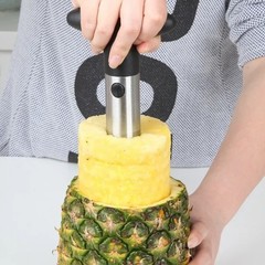 1Pc Stainless Steel Pineapple Corer Slicer Peeler Fruit Cutter Easy Tool – NEW