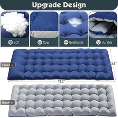 Begonia.K Adults Reclining Folding Chaise Adjustable 4-Gears Sleeping Cots Bed