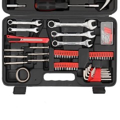 New 148 Pcs General Household Home Repair and Mechanic’s Hand Tool Kit Toolbox
