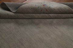 Gray Tribal Indian Area Rug 8×10 Hand-knotted Wool Oriental Carpet for Any Room