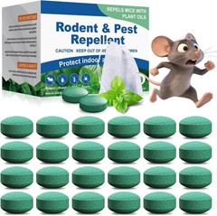 Natural Rodent Repellent Peppermint Sachets 24 Pack Mouse Mice Pest – US