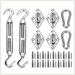 ColourTree Hardware Kit for Sun Shade Sail Triangle Rectangle Installation