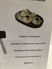 Cuisinart Manual Espresso Maker, 1.66 Quart, EM-100NP1 Stainless Steel