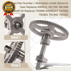 84005207 793880 Camshaft Kit W/691968 Governor & Oil Slinger for B&S, Replaces 3