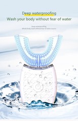 360° Sonic Electric U-Type Toothbrush | Automatic Waterproof Silicon Oral Care