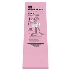 Foamular NGX 1.5 In. X 14.25 In. X 4 Ft. R-7.5 XPS Project Wall Panels Rigid Foa